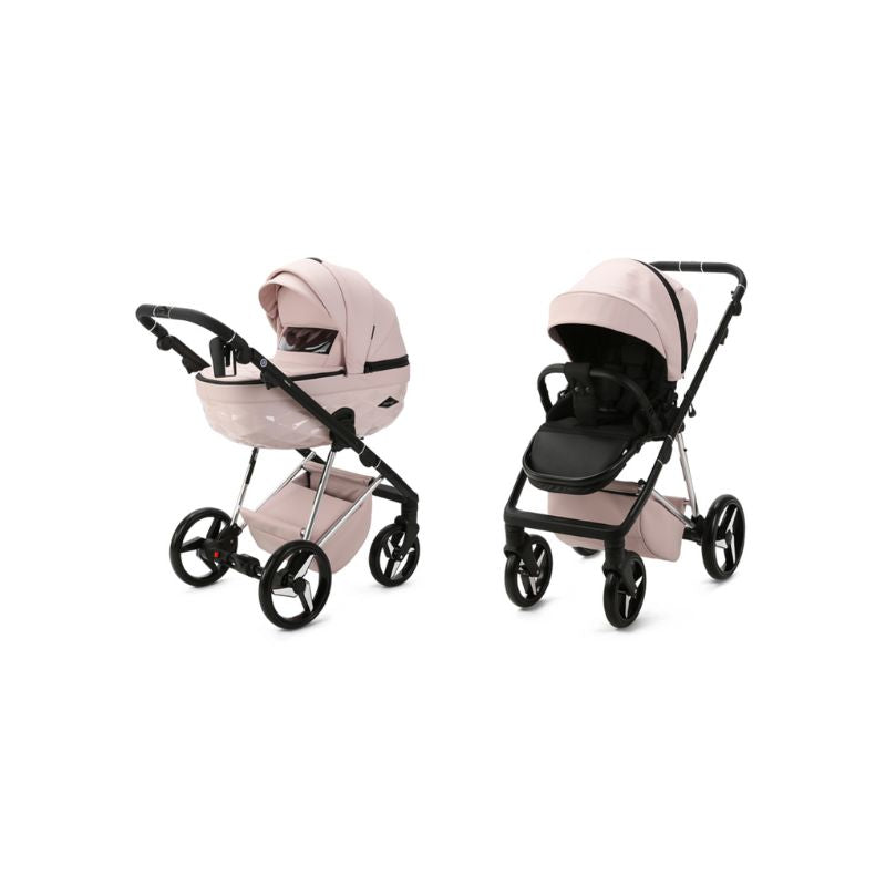  Mee-go Milano Quantum 2-in-1 Pram & Pushchair - Pretty in Pink