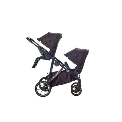 Dark Slate Gray MEE-GO UNO PLUS 2 IN 1 PRAM & PUSHCHAIR - BLACK ROSE