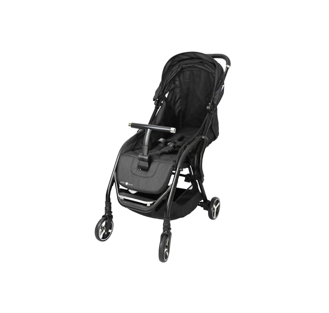 Cozy N Safe i-Metro Urban Stroller | Lightweight Compact Pushchair | Birth to 22kg | Black