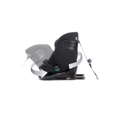 Cozy N Safe Galaxy i-Size 360° Rotating Car Seat (40–150cm) | Birth to 12 Years | ISOFIX & Top Tether - Jet Black 