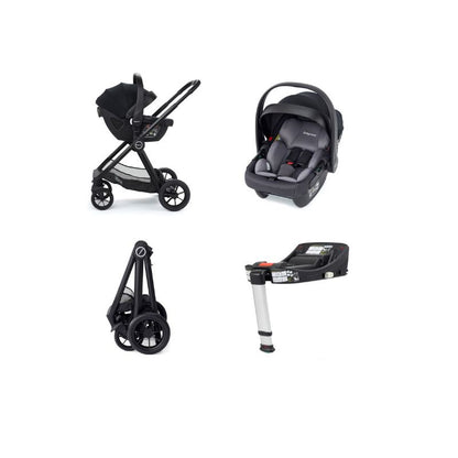 Babymore Memore V2 Travel System 13 Piece Coco with Base - Black