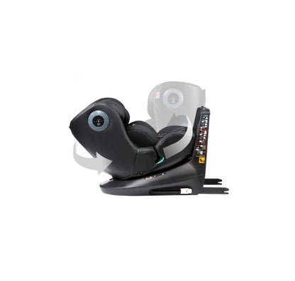 Cozy N Safe Comet Plus i-Size 360° Rotating Car Seat (40–150cm) | Birth to 12 Years | ISOFIX & Top Tether - Jet Black 