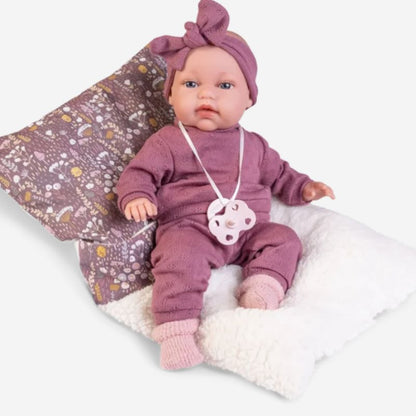Antonio Juan Toneta Little Words Doll with Sleeping Bag | Interactive Soft Body Baby Doll | 34cm | Ages 3+ Years