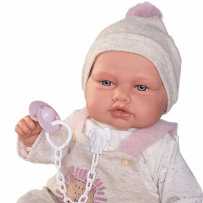 Antonio Juan Babydoo Poseable Doll with Blanket | 50cm Soft Body Baby Doll | Ages 3+ Years