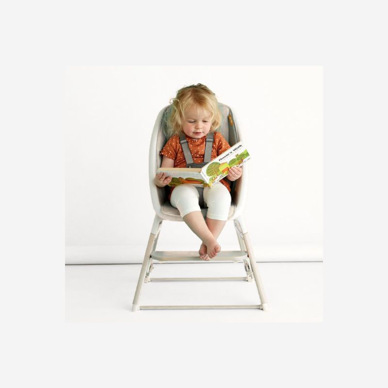 Koo-di Tiny Taster 3-in-1 Highchair | Toddler Chair & Stool | Spring Water