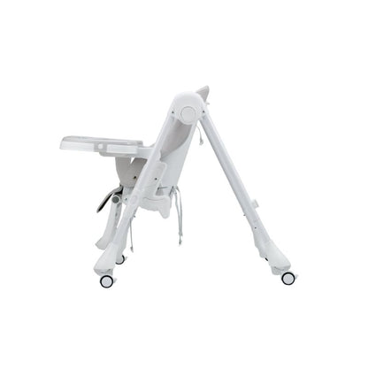 Cozy N Safe Avon Foldable Highchair | Adjustable Baby High Chair | 6–36 Months - Grey + White