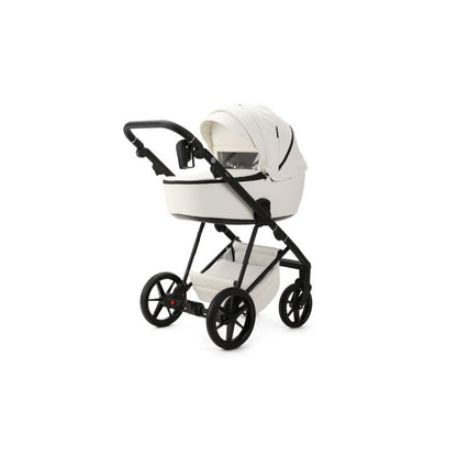 Light Gray MEE-GO MILANO EVO 2 IN 1 PRAM & PUSHCHAIR - PEARL WHITE