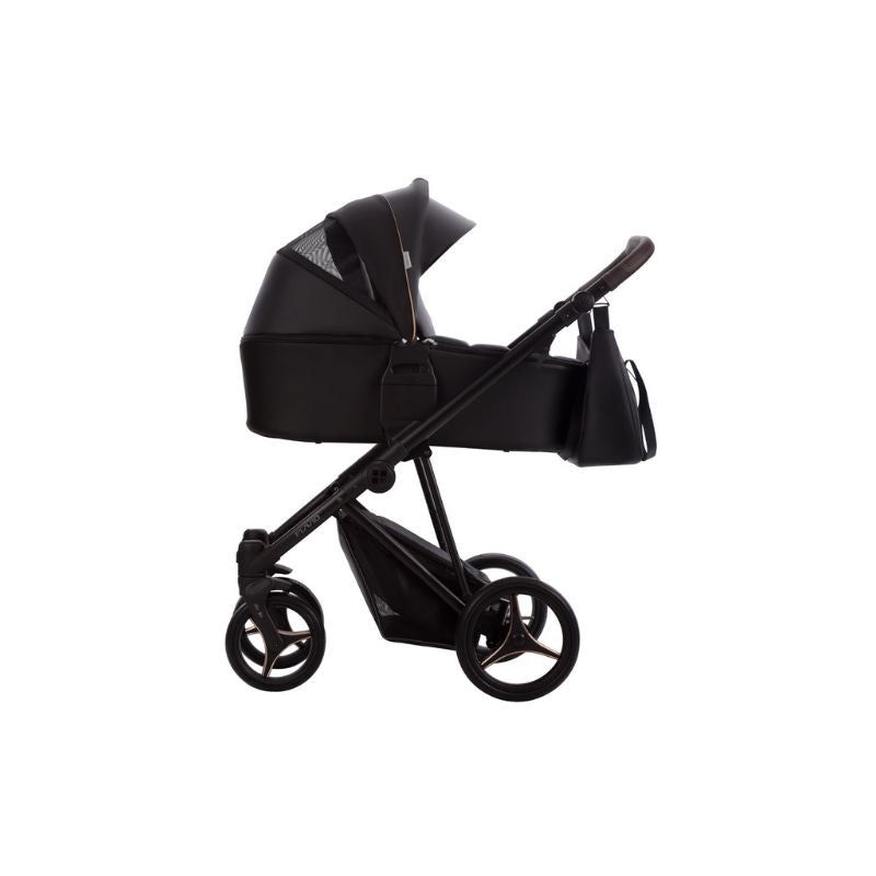 Black BEBETTO FLAVIO ROYAL PRO 2 in 1 PRAM & PUSHCHAIR - BLACK 06