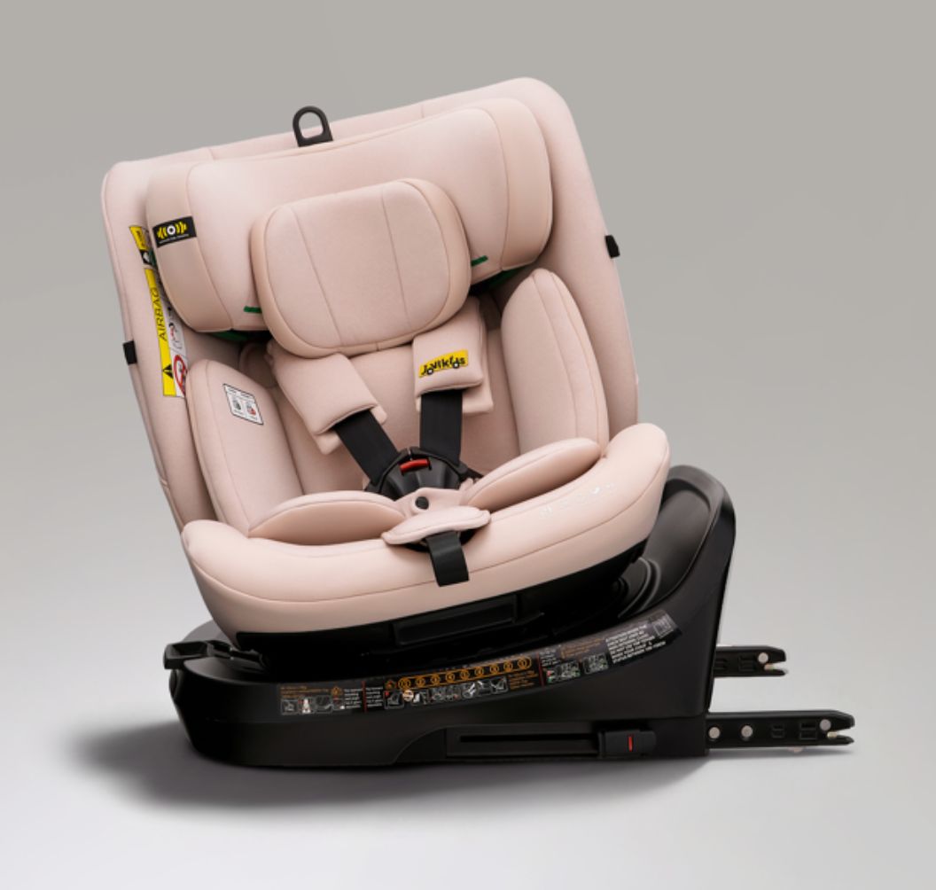 Jovikids Ranger TT - i-Size 360° Rotating Car Seat (40-150 cm) All-in-One ISOFIX & Top Tether Car Seat - Rosewood