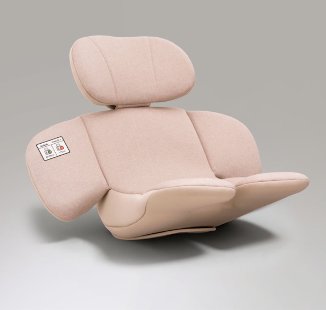 Jovikids Ranger 2 - i-Size 360° Rotating Car Seat with Canopy – 40-150cm All-in-One + ISOFIX Rosewood