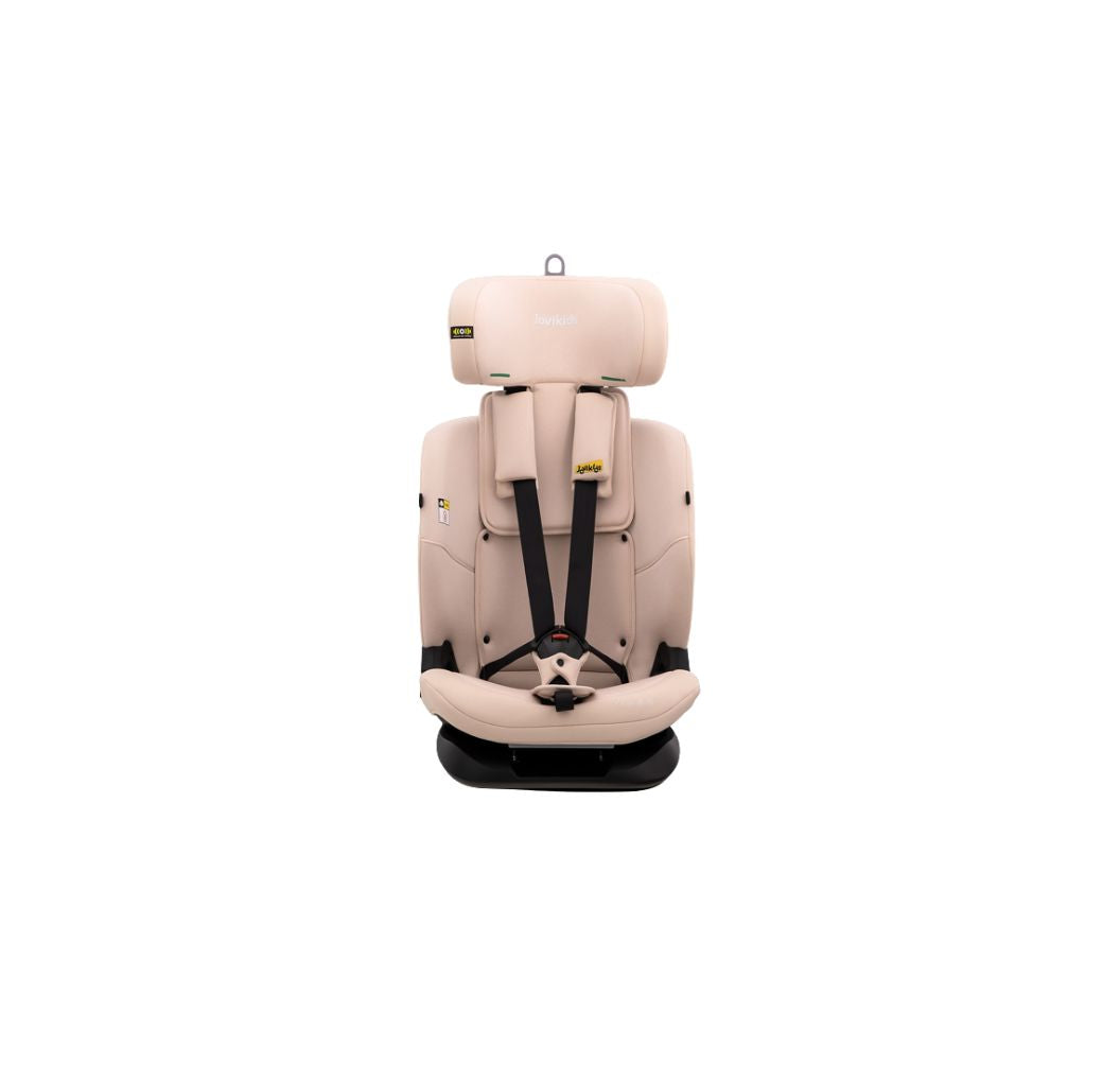 Jovikids CiCI TT i-Size Car Seat (76-150 cm), ECE R129 15 Months-12 Years - Rosewood