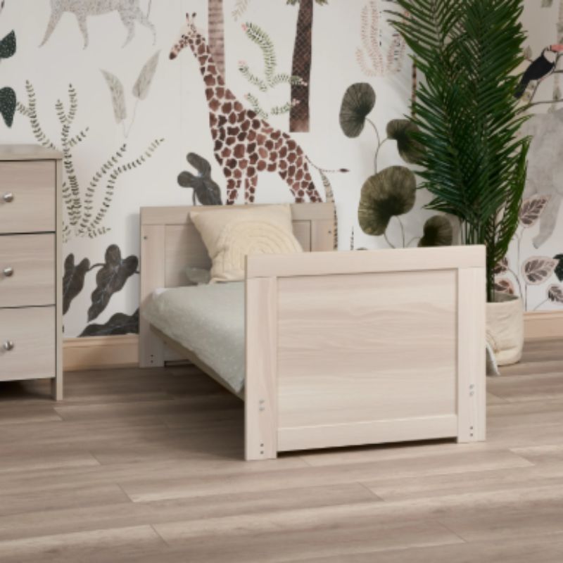 Obaby Nika 3 Piece Nursery Room Set | Cot Bed, Changing Unit & Wardrobe - Aspen