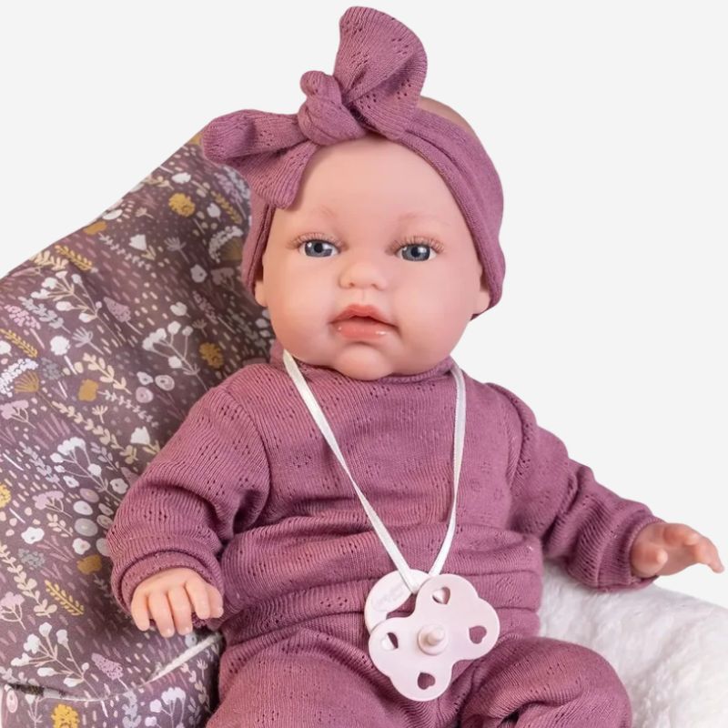 Antonio Juan Toneta Little Words Doll with Sleeping Bag | Interactive Soft Body Baby Doll | 34cm | Ages 3+ Years