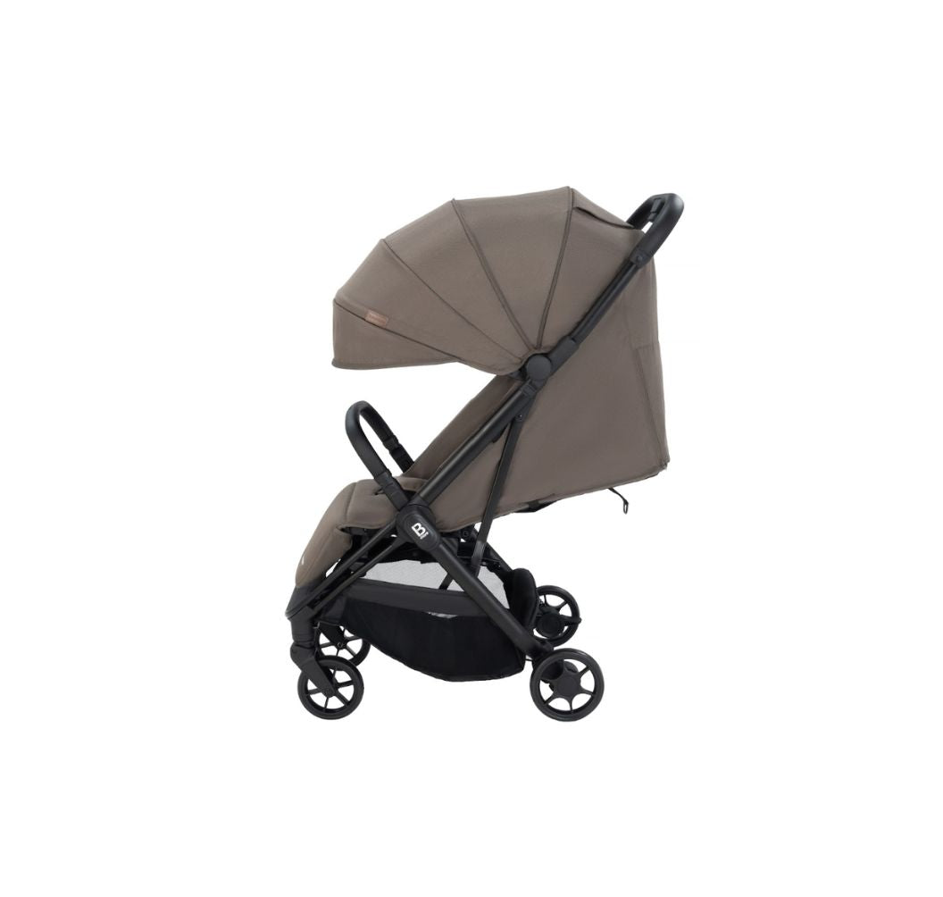 Babymore Yara Compact Stroller | Lightweight Cabin-Friendly Pushchair | Birth to 22kg | Chocolate
