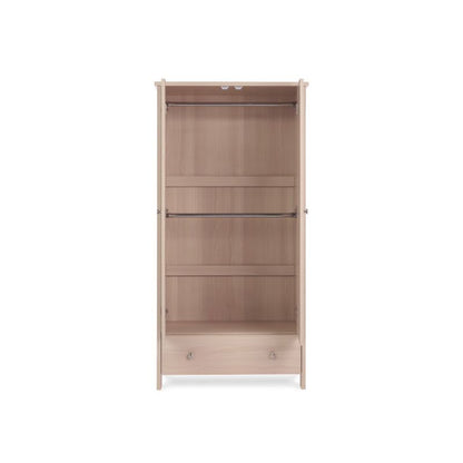 Obaby Nika 3 Piece Nursery Room Set | Cot Bed with under-Drawer, Changing Unit & Wardrobe - Aspen