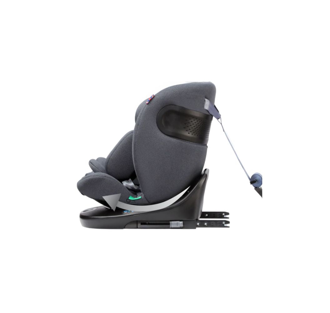 Cozy N Safe Galaxy i-Size 360° Rotating Car Seat (40–150cm) | Birth to 12 Years | ISOFIX & Top Tether - Slate