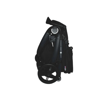 Cozy N Safe Champion Pram Pushchair | Reversible Seat | Travel System Ready | Birth to 15kg | Black