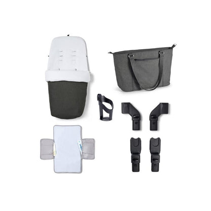 Babymore Memore V2 Travel System 13 Piece Coco with Base - Black