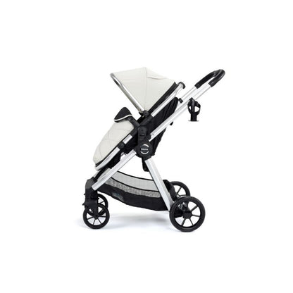 Light Gray BABYMORE MIMI TRAVEL SYSTEM COCO WITH I-SIZE CAR SEAT - SILVER