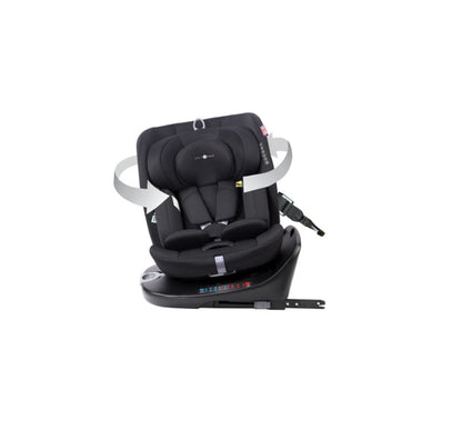 Cozy N Safe Galaxy i-Size 360° Rotating Car Seat (40–150cm) | Birth to 12 Years | ISOFIX & Top Tether - Jet Black 