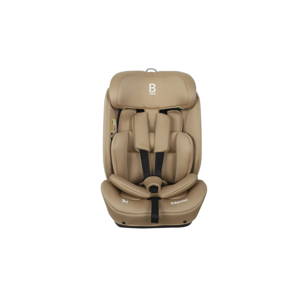 Babymore Hazel i-Size Car Seat 76–150cm | 15 Months to 12 Years | Biscotti