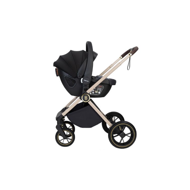 Dark Slate Gray BABYMORE KAI TRAVEL SYSTEM COCO WITH BASE – SANDSTONE