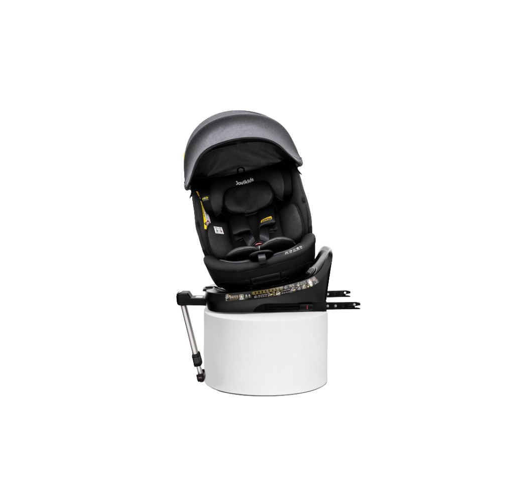 Jovikids Ranger 2 i-Size 360° Rotating Car Seat with Canopy – 40-150cm All-in-One ISOFIX Car Seat