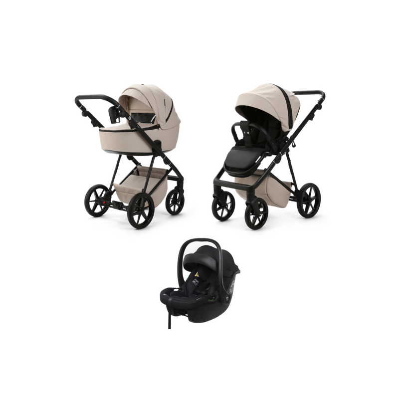 Dark Slate Gray MEE-GO MILANO EVO 3 IN 1 PRAM & PUSHCHAIR - SAHARA