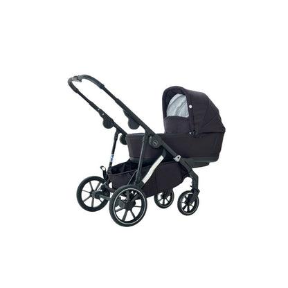 Dark Slate Gray MEE-GO UNO PLUS 2 IN 1 PRAM & PUSHCHAIR - BLACK CHROME