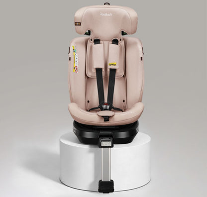 Jovikids Ranger 2 - i-Size 360° Rotating Car Seat with Canopy – 40-150cm All-in-One + ISOFIX Rosewood