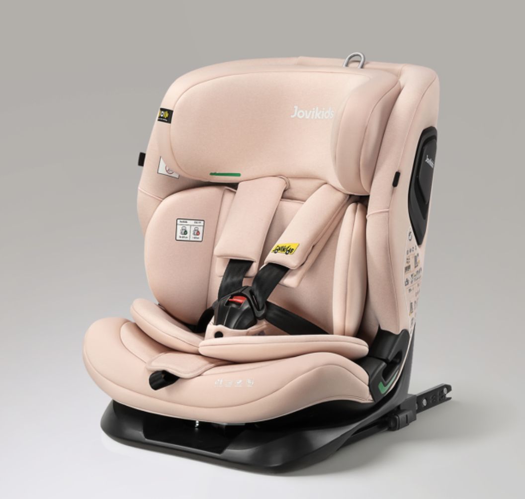 Jovikids CiCI TT i-Size Car Seat (76-150 cm), ECE R129 15 Months-12 Years - Rosewood
