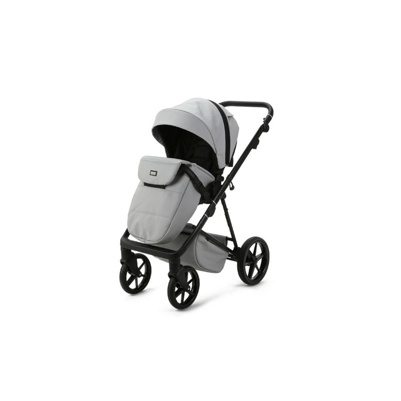 Dark Slate Gray MEE-GO MILANO EVO 2 IN 1 PRAM & PUSHCHAIR - STONE GREY