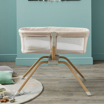 Babymore Air Motion Gliding Crib - Cream