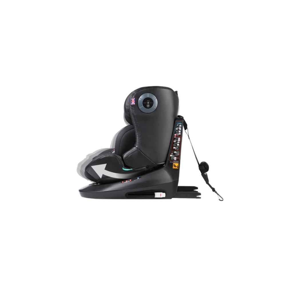 Cozy N Safe Comet Plus i-Size 360° Rotating Car Seat (40–150cm) | Birth to 12 Years | ISOFIX & Top Tether - Jet Black 