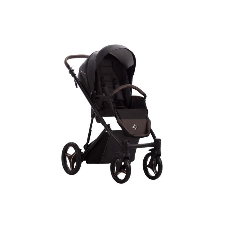 Black BEBETTO FLAVIO ROYAL PRO 2 in 1 PRAM & PUSHCHAIR - BLACK 06