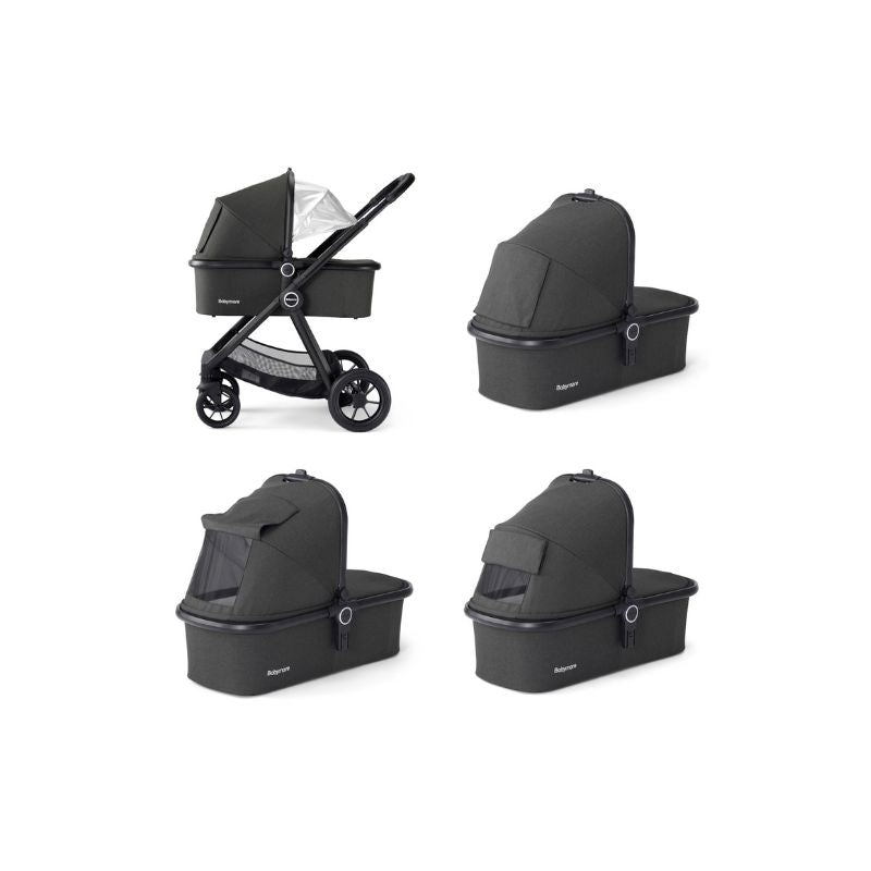 Babymore Memore V2 Travel System 13 Piece Coco with Base - Black