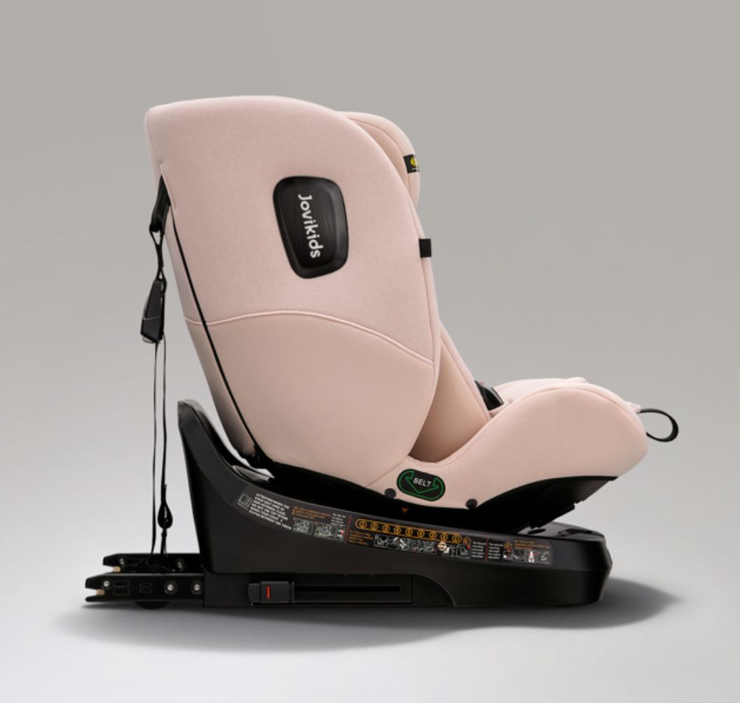 Jovikids Ranger TT - i-Size 360° Rotating Car Seat (40-150 cm) All-in-One ISOFIX & Top Tether Car Seat - Rosewood