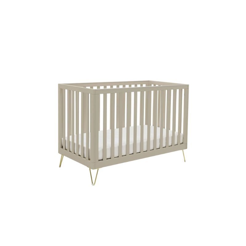 Babymore Kimi Cot Bed – Cashmere - Prime Baby Gear