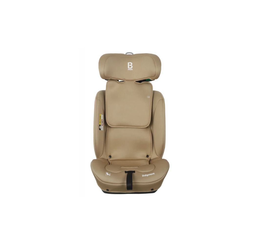 Babymore Hazel i-Size Car Seat 76–150cm | 15 Months to 12 Years | Biscotti