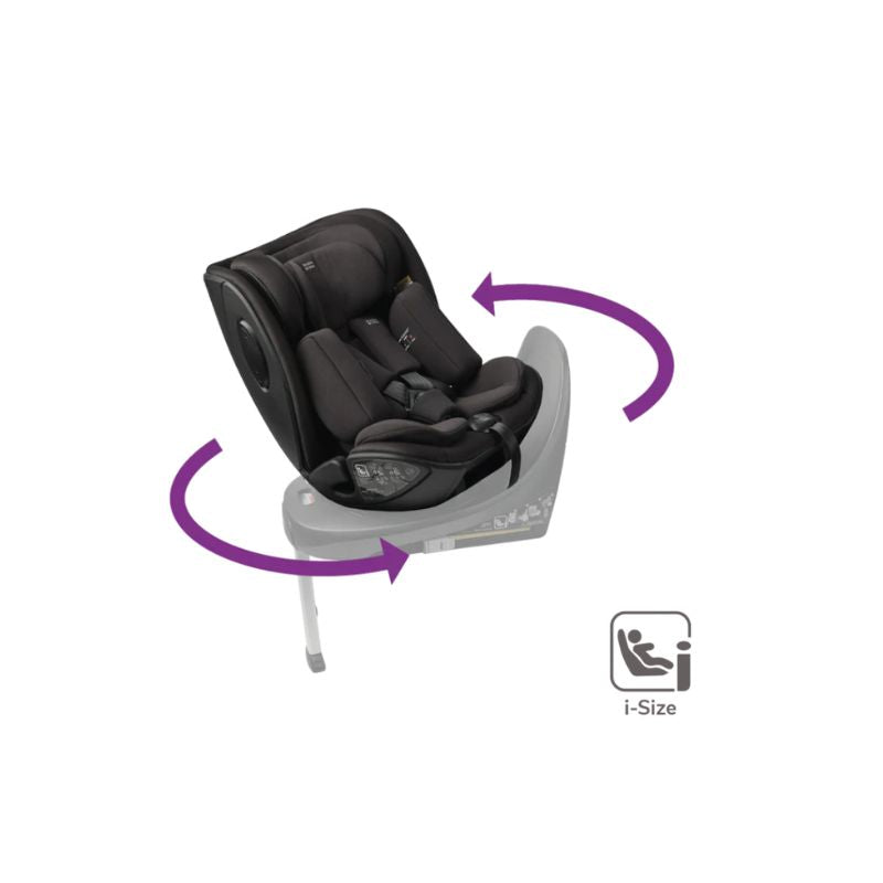 Bababing - Hera Verto Next Stage 360 Spin Car Seat 0 - 4 Years - Black