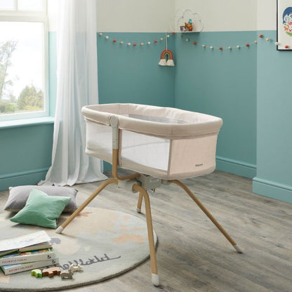 Babymore Air Motion Gliding Crib - Cream