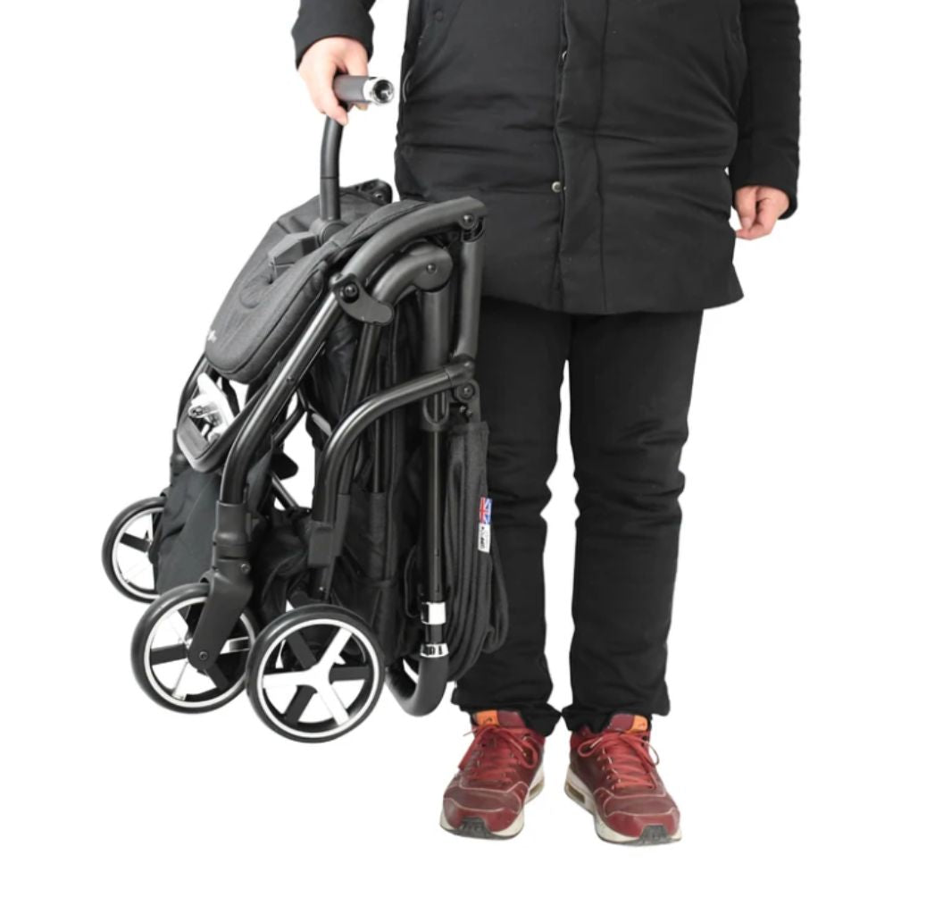 Cozy N Safe i-Metro Urban Stroller | Lightweight Compact Pushchair | Birth to 22kg | Black