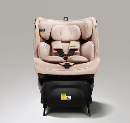 Jovikids Ranger 2 - i-Size 360° Rotating Car Seat with Canopy – 40-150cm All-in-One + ISOFIX Rosewood