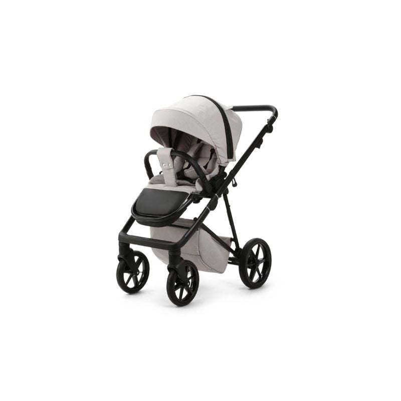 Light Gray MEE-GO MILANO EVO 2 IN 1 PRAM & PUSHCHAIR - BUISCUIT