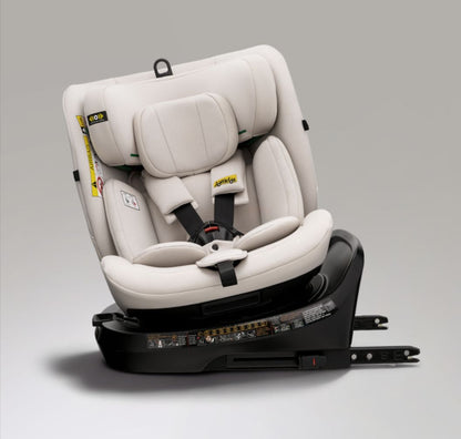 Jovikids Ranger TT - i-Size 360° Rotating Car Seat (40-150 cm) All-in-One ISOFIX & Top Tether Car Seat - Milkstone