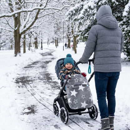 Roma Pram Buggysnuggle Snuggle Fleece Universal Pushchair Footmuff | Star Struck - Prime Baby Gear