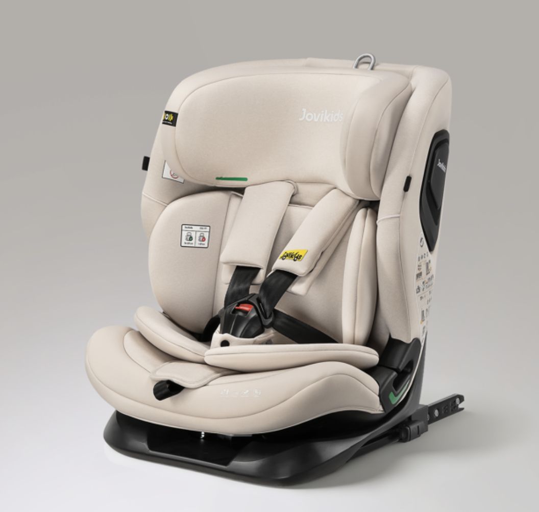 Jovikids CiCI TT i-Size Car Seat (76-150 cm), ECE R129 15 Months-12 Years - Milkshake 