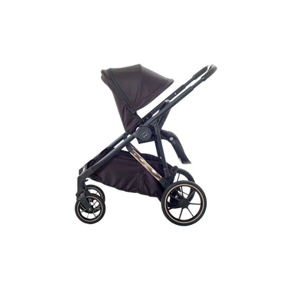 Dark Slate Gray MEE-GO UNO PLUS 2 IN 1 PRAM & PUSHCHAIR - BLACK ROSE