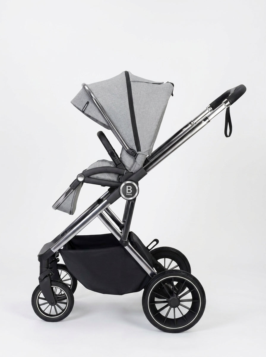 Babymore Chia 2 in 1 Pram & Pushchair – Pearl Grey