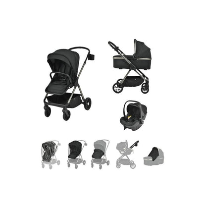 VIANO MATRIX 3 IN 1 TRAVEL SYSTEM - CHARCOAL